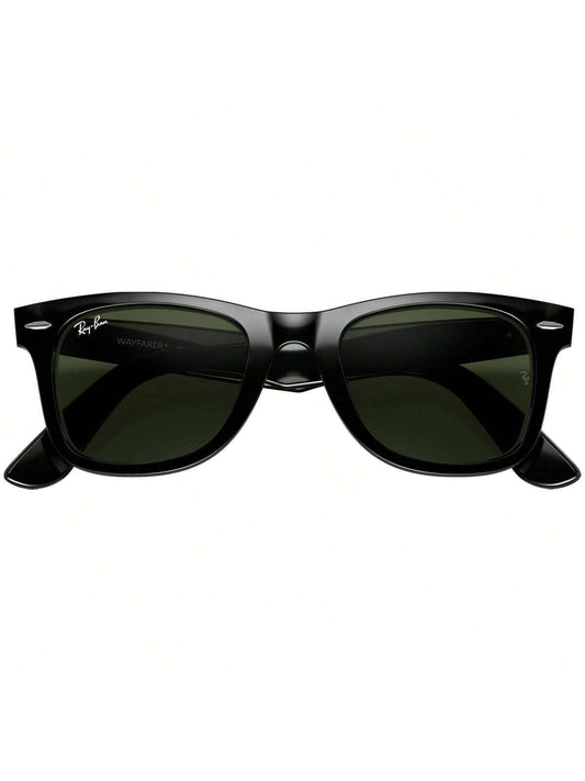 Ray-Ban Óculos unissex de Sol RayBan Original Wayfarer Classic Armação Preto Polido ENVIO NACIONAL