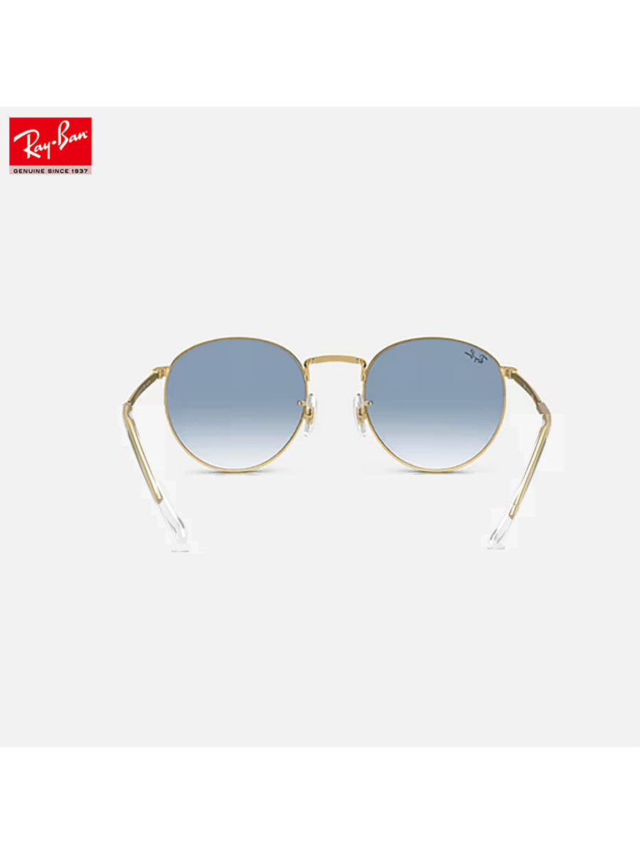 Ray-Ban Óculos unissex de Moda Ray-Ban Clássico Retro com Armação de Metal Redonda e Lente de Vidro, Bloqueio de Luz, Moda, Adequado para Todos os Formatos de Rosto, Refinamento do Contorno Facial, ENVIO NACIONAL