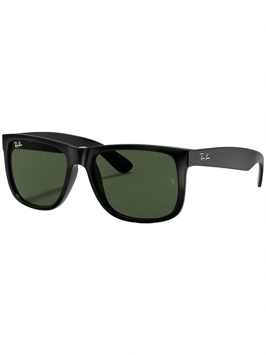 Ray-Ban Óculos de Sol Ray-Ban Original unissex Justin Classic Armação Preto Fosco Lentes Verde Clássico  ENVIO NACIONAL