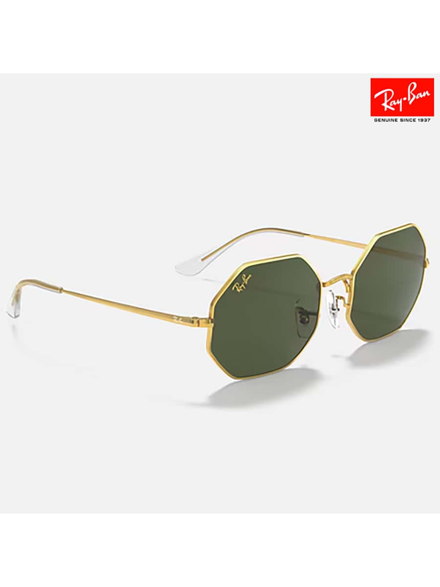 Ray-Ban Óculos unissex de Armação Assimétrica Hexagonal Retrô Clássica Ray-Ban, Armação de Metal Leve com Lentes de Vidro, Óculos da Moda para Proteção Solar, Design Unissex Adequado para Adultos. ENVIO NACIONAL